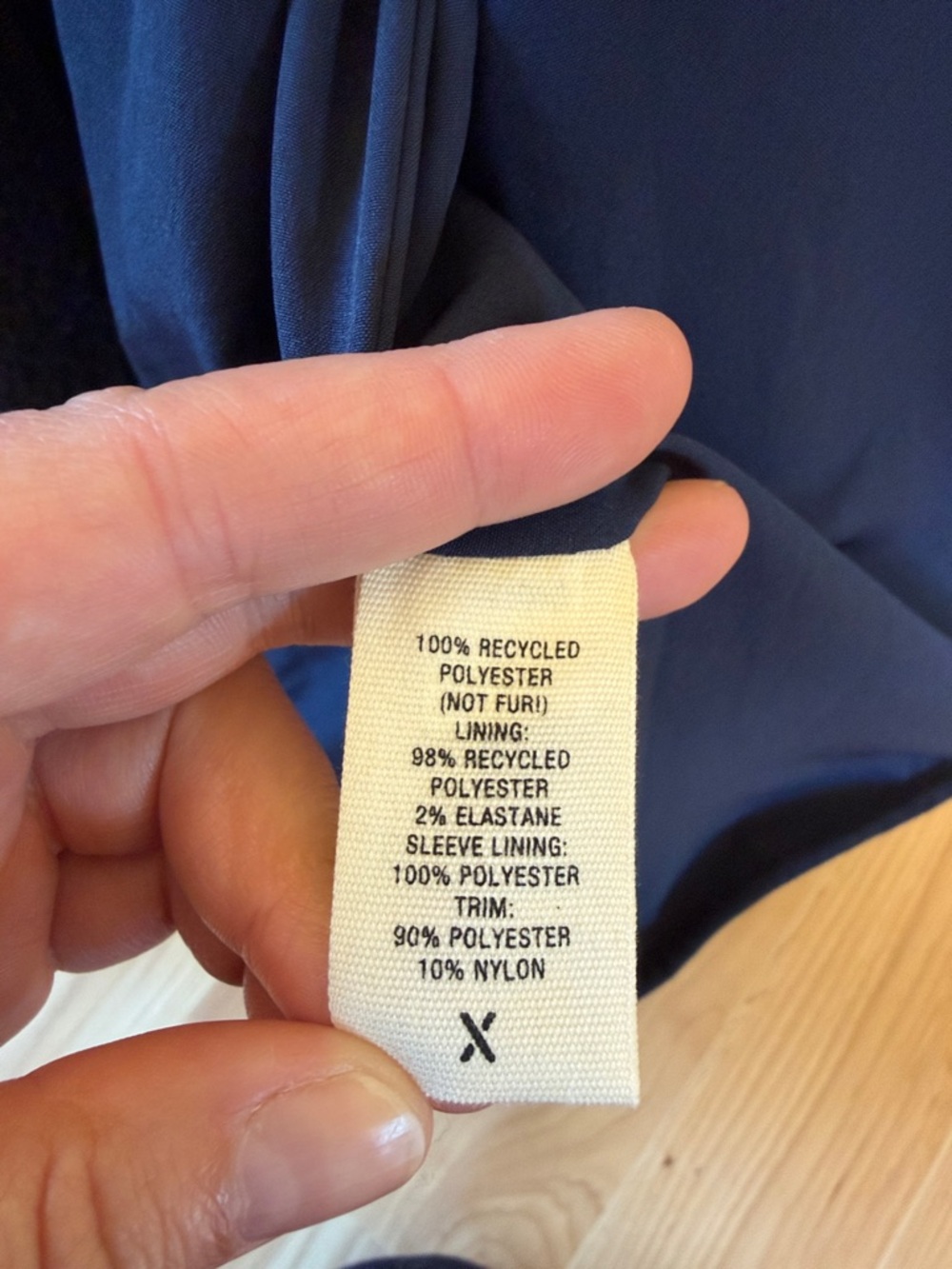 Alex Mill Navy Sherpa Jacket - Picture 4 of 4